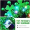 Light Up St Patricks Day Headband LED Shamrock Headpiece Green Ball Hair Band Parade Costume Headwear Irish Day Hair Accessories for Women and Girls